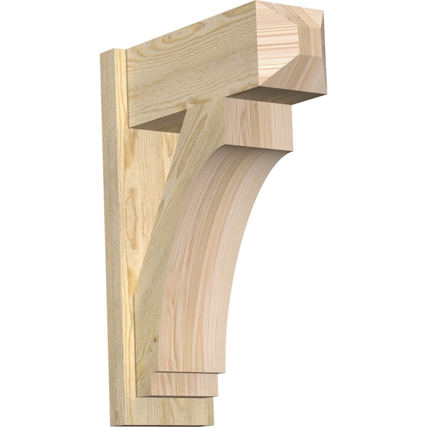 Ekena Millwork Imperial Rough Sawn Craftsman Outlooker, Douglas Fir, 8"W x 20"D x 28"H OUT08X20X28IMP04RDF - main